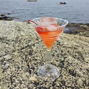 A manhattan on the rocks, literally. SUZI THAYER/Boothbay Register