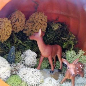 One of the “Enchanted Forest” dioramas. Courtesy of the Boothbay Region Garden Club