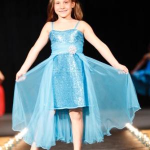 Bristol's Claire Libby walking the runway in the Maine Academic Scholarship Pageant this August. Courtesy of Sarah Libby Claire Libby in the Maine Academic Scholarship Pageant