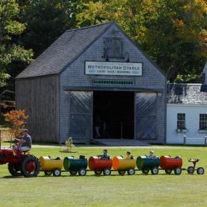 On Saturday and Sunday, Oct. 1 and 2, the Boothbay Railway Village invites families to celebrate the bounty of autumn at Family Harvest Days, a perfect alternative to the big fairs and commercial midways. Courtesy of Robert Mitchell