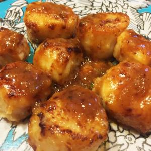 Pan-fried scallops with a deglazed lemon sauce are ridiculous! SUZI THAYER/Boothbay Register