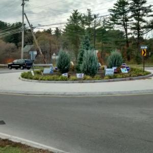 Maine Department of Transportation officials describe the proposed Boothbay roundabout as similar in size to one in Bath. MORGAN CALLAN ROGERS/Boothbay Register