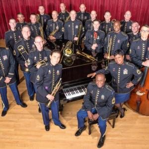 The U.S. Army’s current Jazz Ambassadors Band. Courtesy of Cathy Sherrill The U.S. Army’s Jazz Ambassadors Band