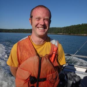 Carl Huntsberger is a new graduate student in the UMaine’s School of Marine Sciences who is researching more accurate ways to determine a lobster’s age. Courtesy photo