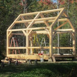 The finished cabin. Courtesy photo