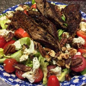 A hot steak salad is a mainstay at my house. SUZI THAYER/Boothbay Register