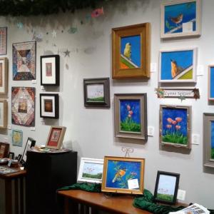 Gifts For Giving opens Thursday, Nov. 17 - paintings and fiber art are among the selections offered by local Maine artists, artisans and authors. Leslie Muir-Volpe photo Studio 53, Boothbay Harbor, Leslie Muir-Volpe photo