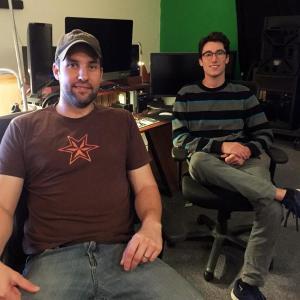 Ryan Leighton, left, and Cody Mitchell of Boothbay Region Community Television. SUZI THAYER/Boothbay Register