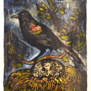 “Rewing Blackbird,” tempra resist, Thomas Block