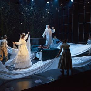 Poor old Ebeneezer Scrooge is being tormented by another ghost in this Portland Stage Company production. Portland Stage Company website Portland Stage Company Dec 2016