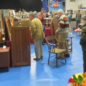 Patrons at the Bath Antique Sale in December. Courtesy photo