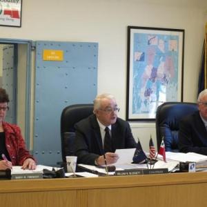 The first day of the term for Mary Trescot, left, and Hamilton Meserve, right, in 2012. File photo
