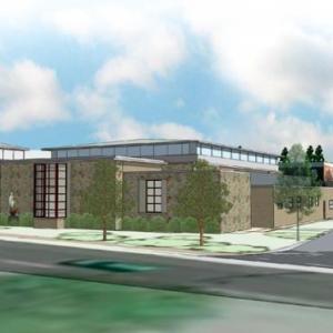 The proposed multi-purpose building at St. John’s Catholic School in Brunswick. Courtesy photo