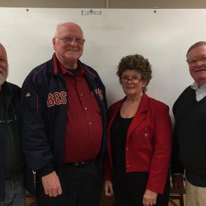 Newly elected Lincoln County Republican Committee officers, from left, Ken Fredric,secretary; Gordon Colby, chairman; Shirley McLaren, treasurer; and Dick Mayer, vice chairman. Not pictured, Vickie Burbank, financial officer. Courtesy photo