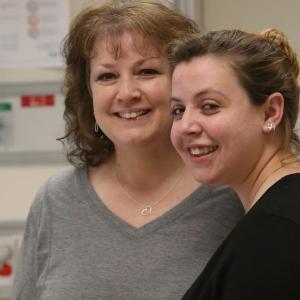 For mother and daughter, Julie O’Donnell, left, and Chrissy Barter, LincolnHealth’s Certified Nursing Assistant course was the perfect opportunity for both to continue and begin their health care careers. Courtesy of LincolnHealth