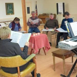 Members of the Homeward Bound Hospice Choir during a weekly rehearsal.The Choir welcomes new members of all singing abilities and ages to join. Courtesy photo