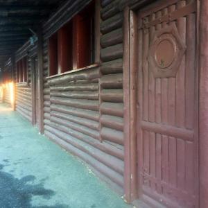 The log siding used on the Romar Bowling Lanes building will be recycled, along with the lanes, and bowling balls and pins. SUZI THAYER/Boothbay Register