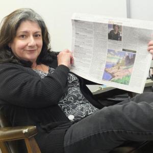 Arts and Entertainment Editor Lisa Kristoff’s story, “Painting for the sheer joy of it” was awarded a first place NENPA award in the Arts & Entertainment category. MORGAN CALLAN ROGERS/Boothbay Register Lisa Kristoff