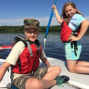 A free paddleboard and canoe camp for kids ages 9-14 will be held in June. Courtesy photo