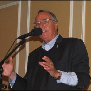 Maine Humorist Tim Sample, at the Samoset Resort, in Rockport.