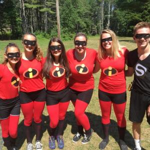 These Camp K counselors have fun during an event at the camp last year. Courtesy photo