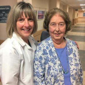 LincolnHealth Advanced Practice Registered Nurse Bonnie Rademacher-Flis (left) and Joan Yeaton. Courtesy of LincolnHealth
