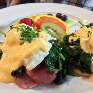 Eggs Benedict at the Carriage House in East Boothbay are as good as it gets! SUZI THAYER/Boothbay Register