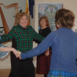 Dancers perform traditional Scottish dances. ART MAYERS/Boothbay Register