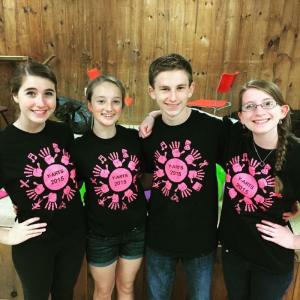 Rick Hilscher with some of his fellow female Y-Arts performers. Courtesy photo