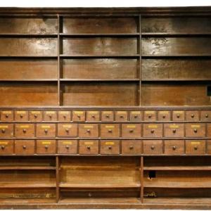 Pine cabinet from Camden, Maine.