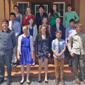 Students in grades 7 and 8 at the Center for Teaching and Learning in Edgecomb participated in Maine's Model United Nations Conference at USM in Gorham, May 17-19. Courtesy of CTL
