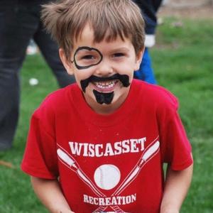 A painted face at last year’s May Festival. Courtesy photo