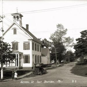 School Street, East Boothbay, from Lincoln County Through Eastern's Eye. Courtesy photo