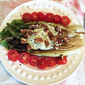 Roasted romaine with grape tomatoes, and an avacado/greek yogurt dressing. SUZI THAYER/Boothbay Register