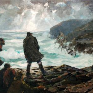 Andrew Winter, “Morning After the Storm,” oil on canvas, 30-inch x 40-inch
