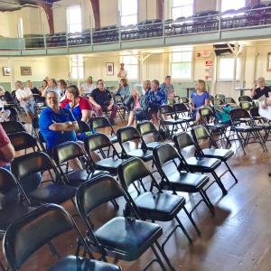 The Opera House at Boothbay Harbor was the setting June 17 for an informational meeting about the 2017 Boothbay Festival of Lights. SUZI THAYER/Boothbay Register
