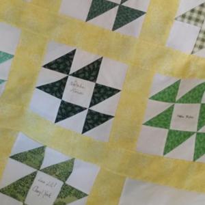 This signature quilt, based on an original found on site, is offered in a raffle by the stewardship committee of the Chapman-Hall House in Damariscotta. Courtesy photo