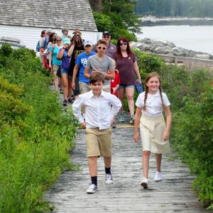 Burnt Island Living History Tour, Maine