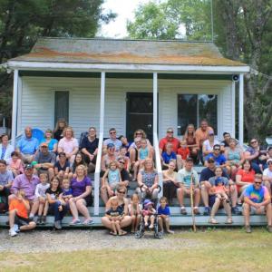The first-ever Camp Knickerbocker reunion on July 1. Courtesy of Lisa Van Dyk