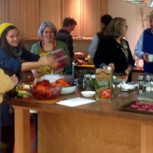 Cooking at the FARMS Community Kitchen. Courtesy photo