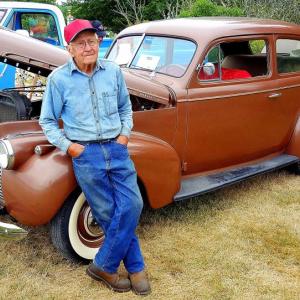 Gordon Fossett of Round Pond at last year’s Olde Bristol Days Vintage Car Show. Courtesy photo