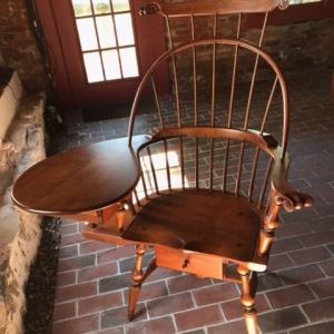 Replica of 18th century Windsor writing desk to be offered at silent auction. Courtesy photo