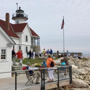 A fundraising event took place at the Cuckolds Inn and Lighthouse on July 29. Courtesy of Michelle Amero