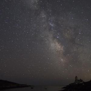 A view of the Milky Way from Damariscove Island. Courtesy of Samuel Antaya Moore