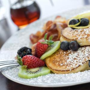 One of Topside Inn’s locally sourced gourmet breakfasts.Courtesy of Topside Inn