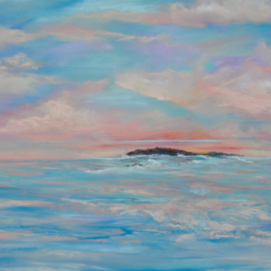 “Summer Island” pastel by Kim Skillin Traina. Courtesy of the artist
Kim Skillin Traina