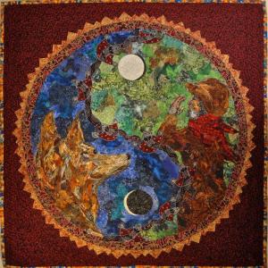“Remembering the Song,” fiber art by Linda Shepard. Courtesy website image Linda Shepard