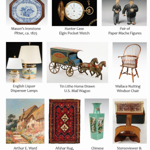 A sample of the diverse items in the auction. Courtesy of Carol Achterhof