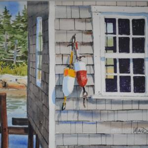 Painting by Mark Mellor, November Artist of the Month at the Boothbay Harbor Memorial Library. Courtesy photo