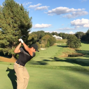 Manhattanville College golfer Chandler Longfellow of Wiscasset was the top golfer last season in the Mid Atlantic Conference tournament. Courtesy photo